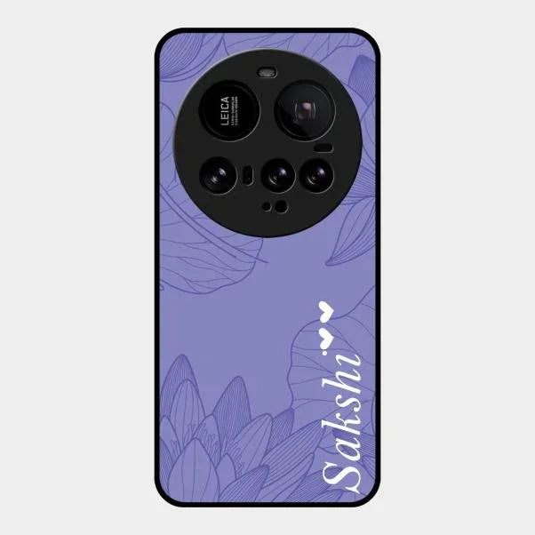 Customized luxury Purple leaves Glossy Metal Case Cove For Xiaomi 15 Ultra 5G