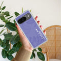 Customized luxury Purple leaves Anti Yellow Case For Google Pixel 9