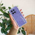 Customized luxury Purple leaves Anti Yellow Case ForiQOO 15 5G