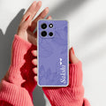 Customized luxury Purple leaves Transparent Silicon Case For OnePlus Nord 6 5G