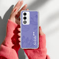 Customized luxury Purple leaves Anti Yellow Case ForOppo A5 5G