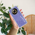 Customized luxury Purple leaves Anti Yelllow Case For Realme 11 Pro Plus 5G