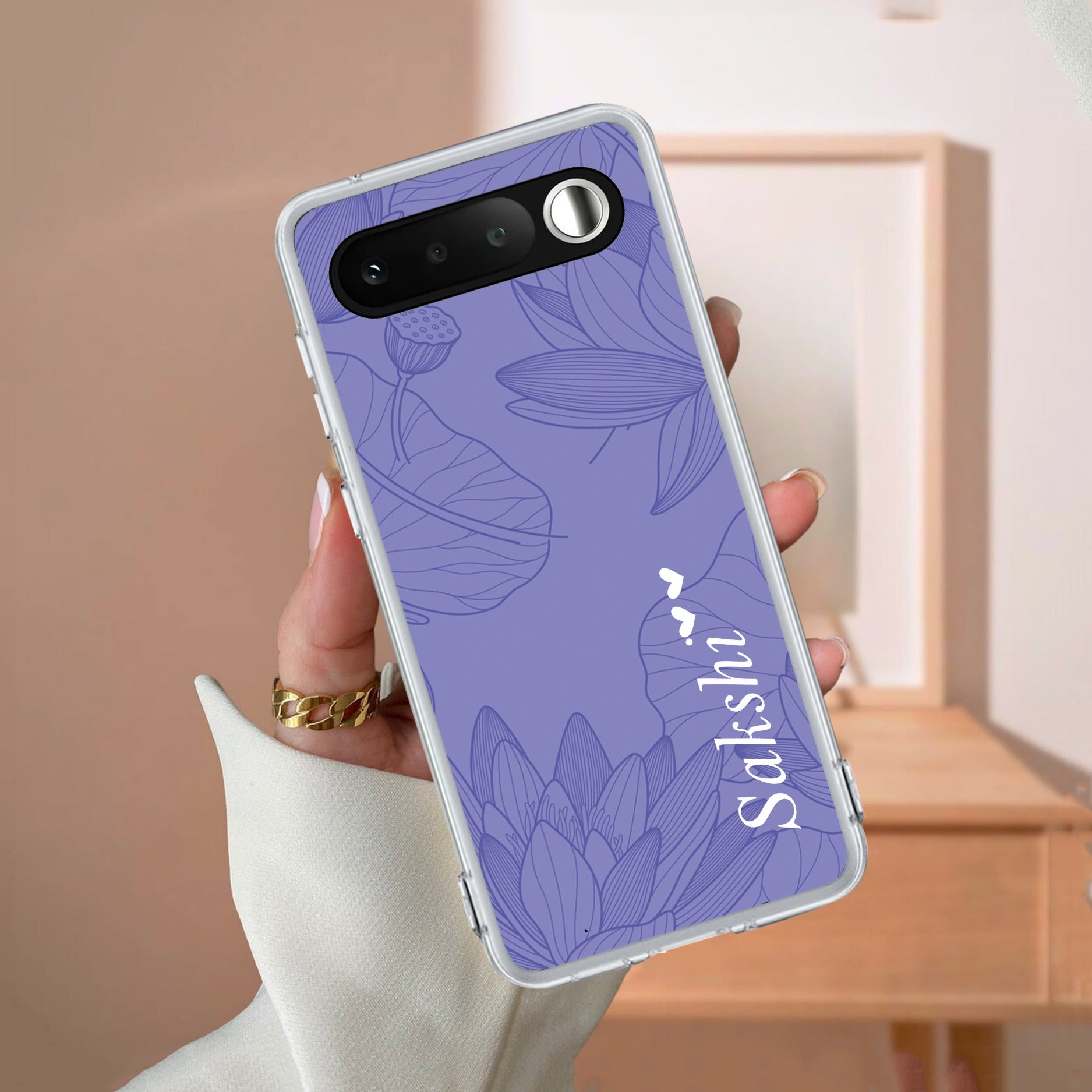 Customized luxury Purple leaves Anti Yellow Case For Realme 16 5G