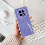 Customized luxury Purple leaves Anti Yellow Case For Oppo F29 5G