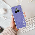 Customized luxury Purple leaves Anti Yelllow Case For Realme P3 Pro 5G
