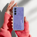 Customized luxury Purple leaves Transparent Silicon Case For Realme Narzo 80 Lite 5G