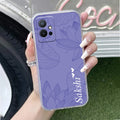 Customized luxury Purple leaves Anti Yellow Case ForVivo T1 5G