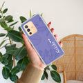 Customized luxury Purple leaves Anti Yellow Case ForVivo V23 Pro 5G
