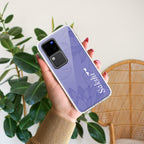 Customized luxury Purple leaves Transparent Silicon Case For Vivo T3 Pro 5G