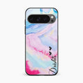 Customized Rainbow Glossy Metal Case Cover For Google Pixel 10 Pro