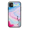 Customized Rainbow Glossy Metal Case Cover For iPhone 11