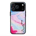 Customized Rainbow Glossy Metal Case Cover For iPhone 17 Pro Max