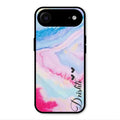 Customized Rainbow Glossy Metal Case Cover For iPhone Air