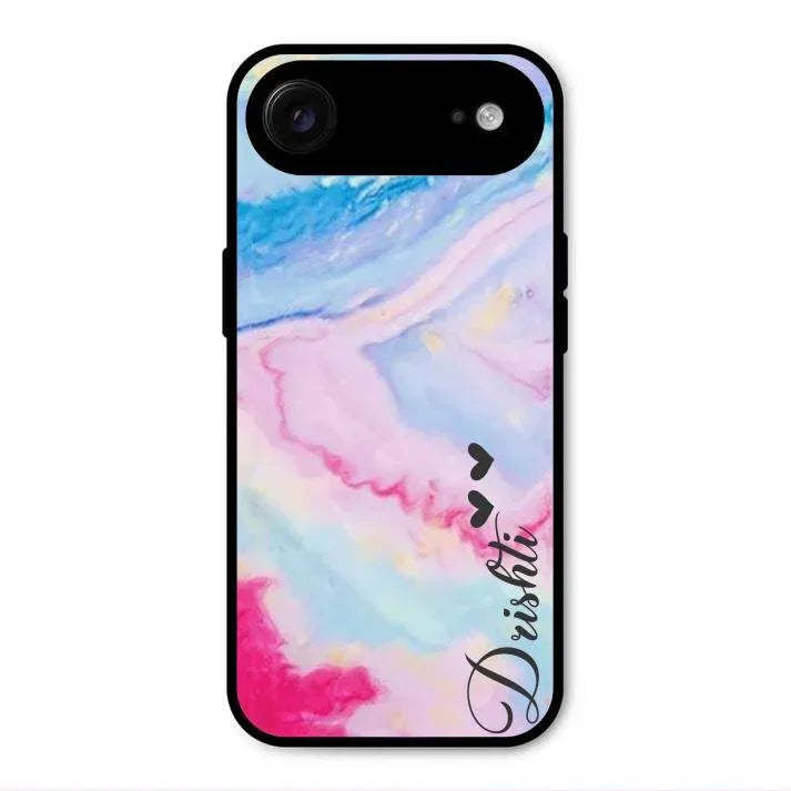 Customized Rainbow Glossy Metal Case Cover For iPhone Air
