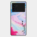 Customized Rainbow Glossy Metal Case Cover For iQOO 9 Pro 5G