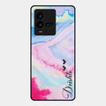 Customized Rainbow Glossy Metal Case Cover For iQOO 9T 5G