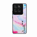 Customized Rainbow Glossy Metal Case Cover For Motorola Edge 60 Pro 5G