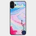 Customized Rainbow Glossy Metal Case Cover For Nothing Cmf Phone 1