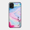 Customized Rainbow Glossy Metal Case Cover For Nothing Phone 1