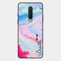 Customized Rainbow Glossy Metal Case Cover For Oneplus 8