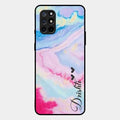 Customized Rainbow Glossy Metal Case Cover For Oneplus 8T