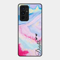 Customized Rainbow Glossy Metal Case Cover For Oneplus 9Rt 5G