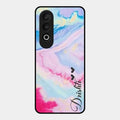 Customized Rainbow Glossy Metal Case Cover For Oneplus Nord Ce 4 5G