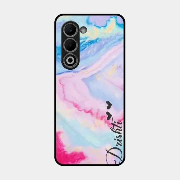 Customized Rainbow Glossy Metal Case Cover For Oppo A5 5G