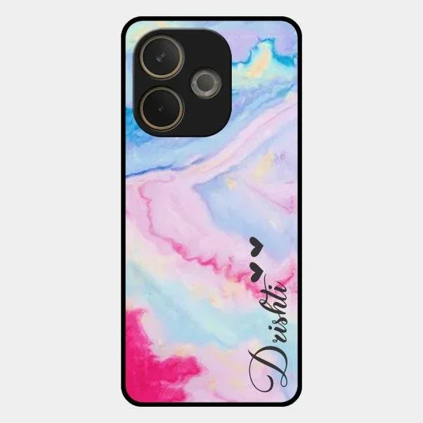 Customized Rainbow Glossy Metal Case Cover For Oppo A5 Pro 5G