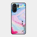 Customized Rainbow Glossy Metal Case Cover For Oppo A5X 4G