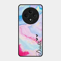 Customized Rainbow Glossy Metal Case Cover For Oppo F27 5G