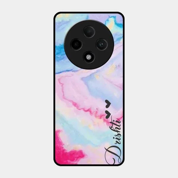 Customized Rainbow Glossy Metal Case Cover For Oppo F27 Pro Plus 5G