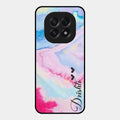 Customized Rainbow Glossy Metal Case Cover For Oppo F29 5G