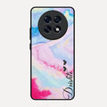 Customized Rainbow Glossy Metal Case Cover For Oppo F31 Pro Plus 5G