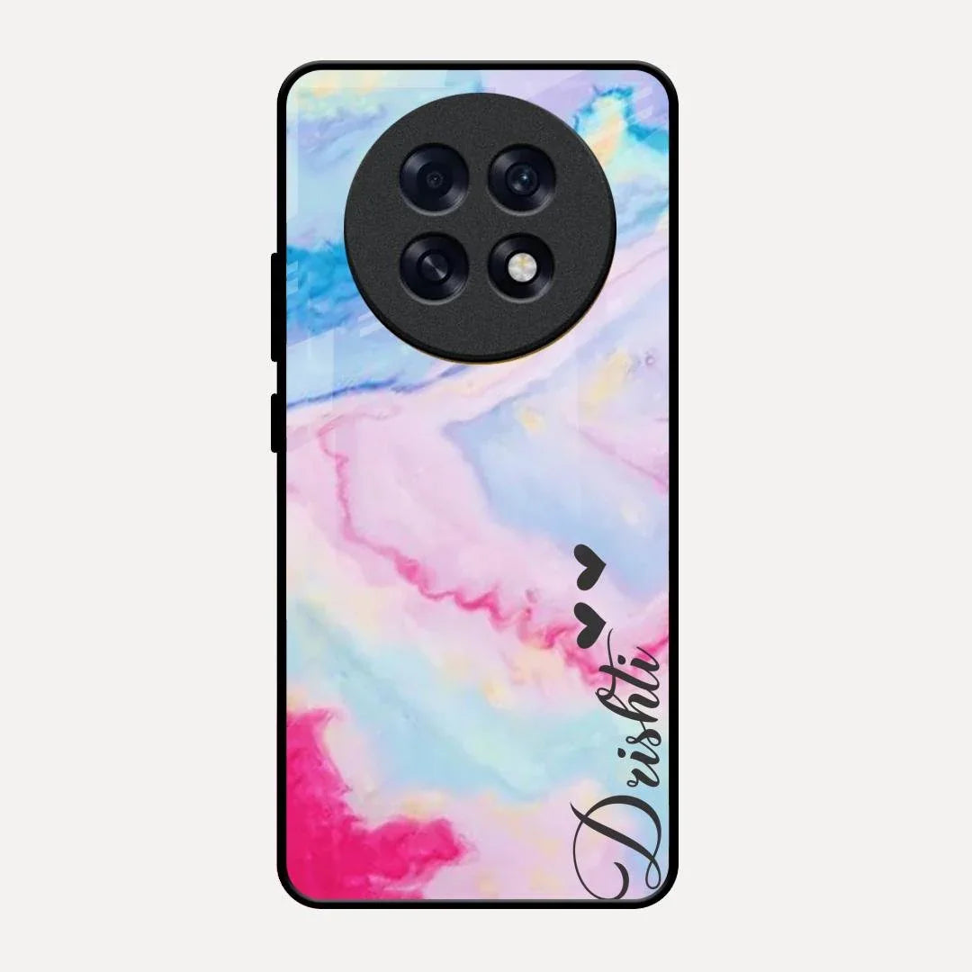 Customized Rainbow Glossy Metal Case Cover For Oppo F31 Pro Plus 5G