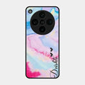 Customized Rainbow Glossy Metal Case Cover For Oppo Find X8 Pro 5G
