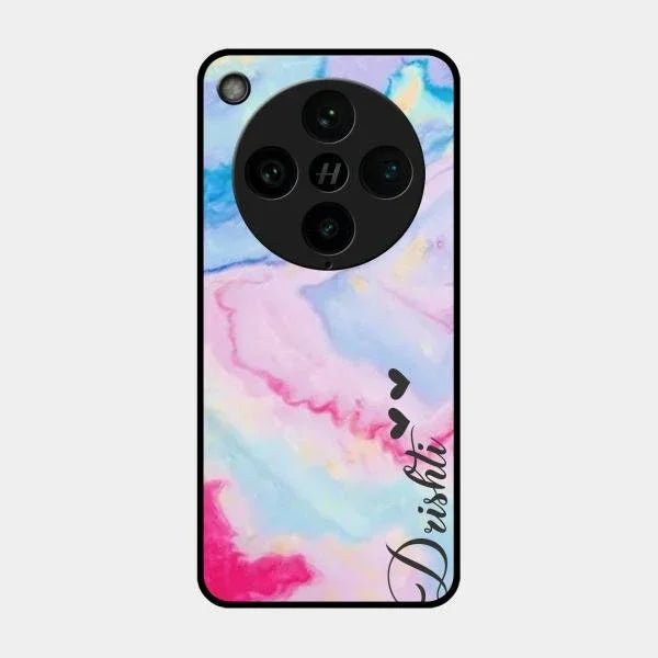 Customized Rainbow Glossy Metal Case Cover For Oppo Find X8 Pro 5G