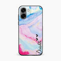 Customized Rainbow Glossy Metal Case Cover For Oppo K14x 5G