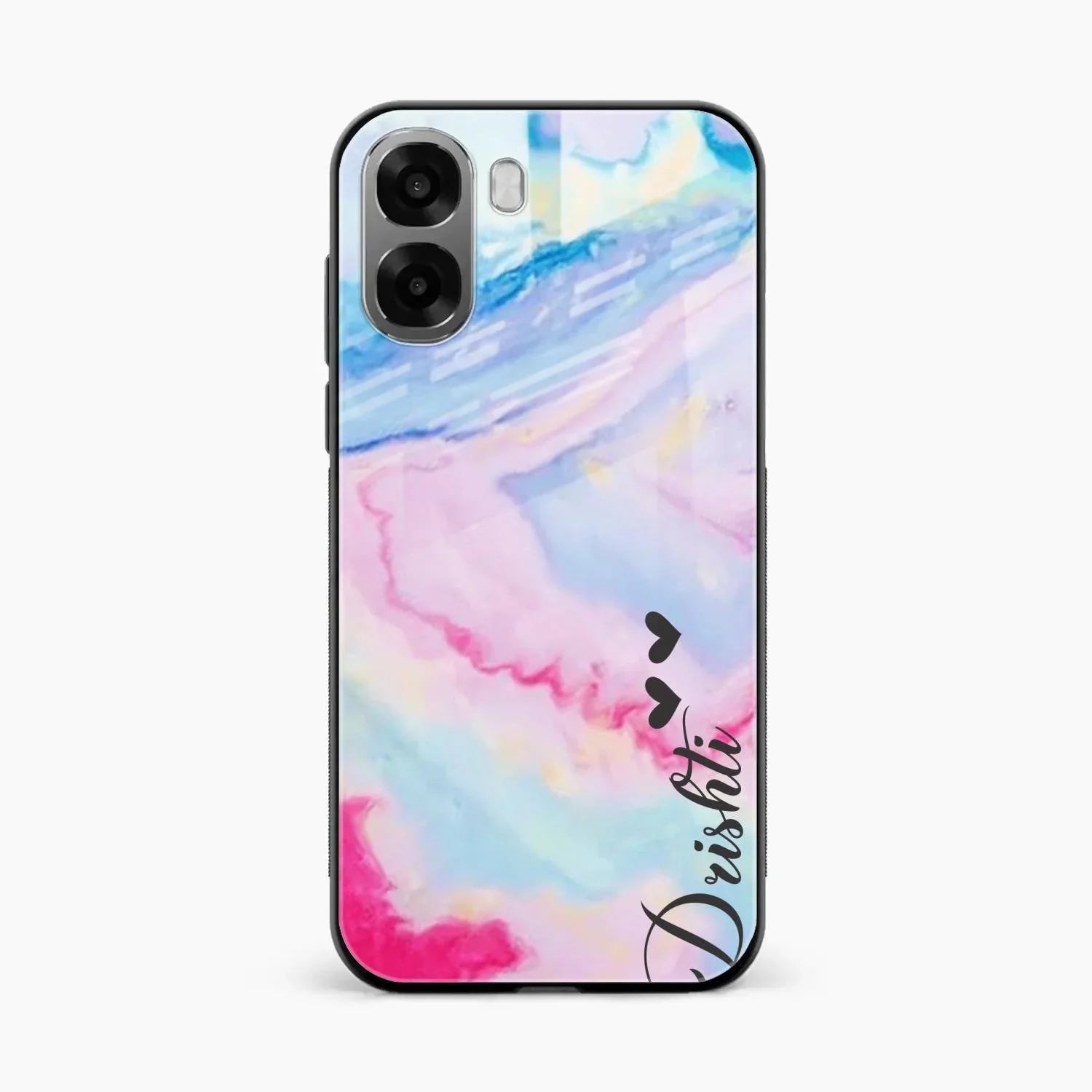 Customized Rainbow Glossy Metal Case Cover For Oppo K14x 5G