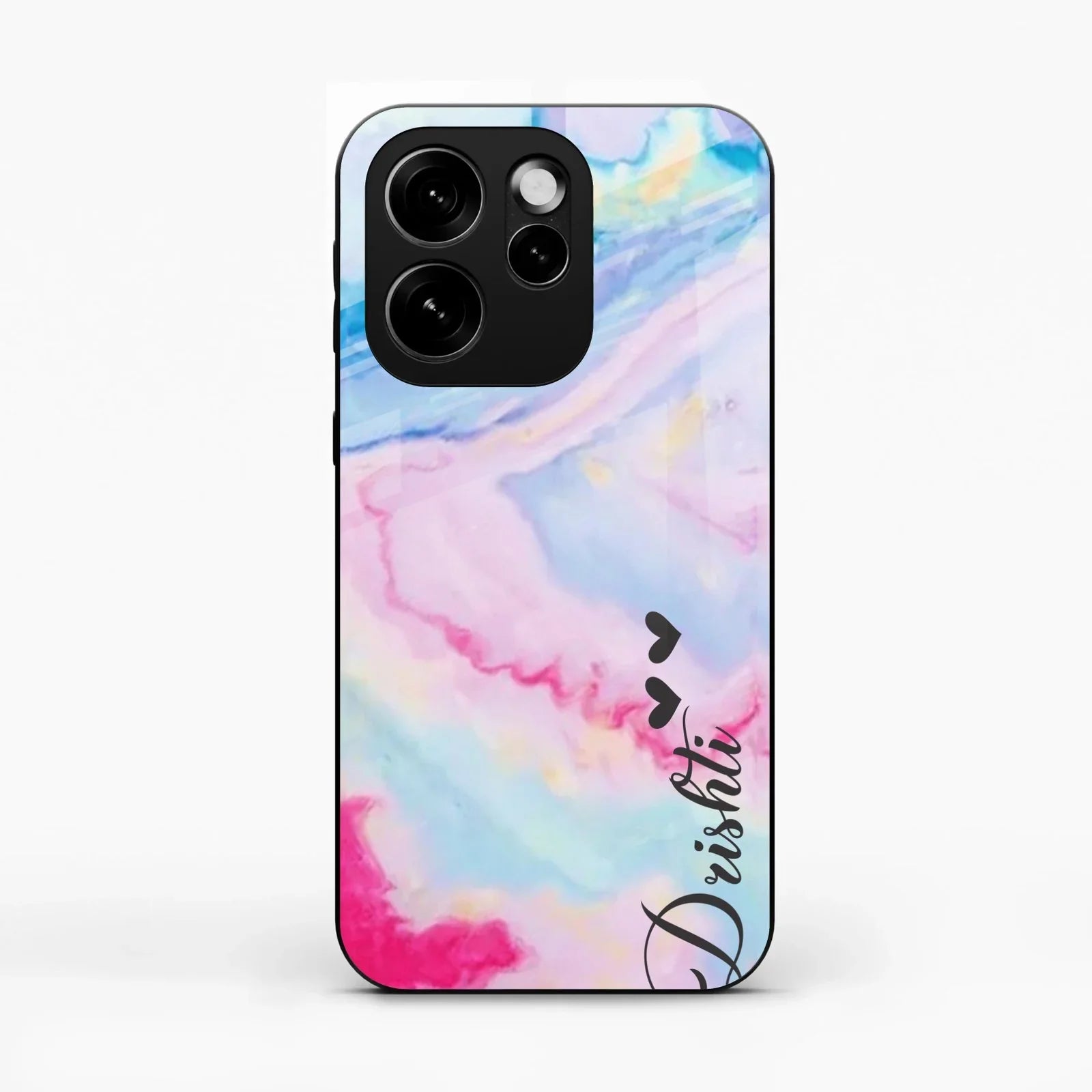 Customized Rainbow Glossy Metal Case Cover For Oppo Reno15 Pro 5G