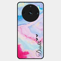 Customized Rainbow Glossy Metal Case Cover For Realme 11 Pro Plus 5G