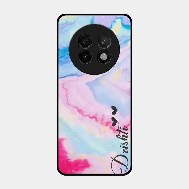 Customized Rainbow Glossy Metal Case Cover For Realme 13 Plus 5G