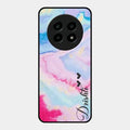 Customized Rainbow Glossy Metal Case Cover For Realme 13 Pro Plus 5G