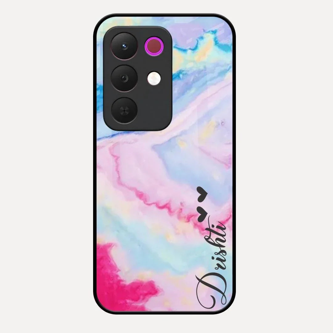 Customized Rainbow Glossy Metal Case Cover For Realme 15X 5G