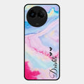 Customized Rainbow Glossy Metal Case Cover For Realme C67 5G