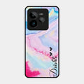Customized Rainbow Glossy Metal Case Cover For Realme Gt 7 Pro