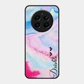 Customized Rainbow Glossy Metal Case Cover For Realme Narzo 70 5G