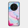Customized Rainbow Glossy Metal Case Cover For Realme Narzo 70 Pro 5G