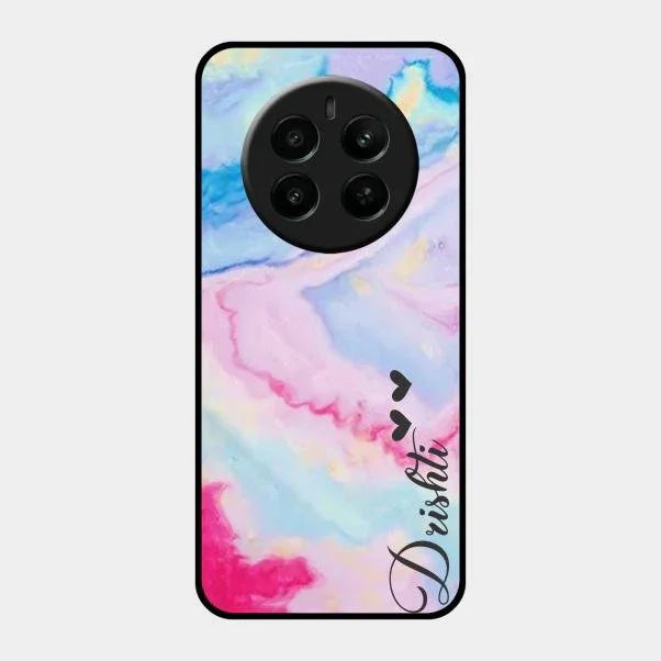 Customized Rainbow Glossy Metal Case Cover For Realme P1 5G