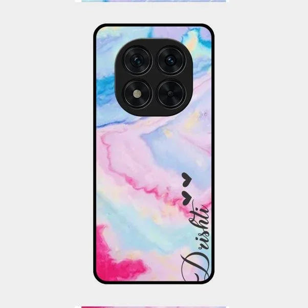 Customized Rainbow Glossy Metal Case Cover For Redmi Note 14 Pro 5G